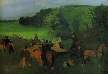 Edgar Degas : On the Racecourse
